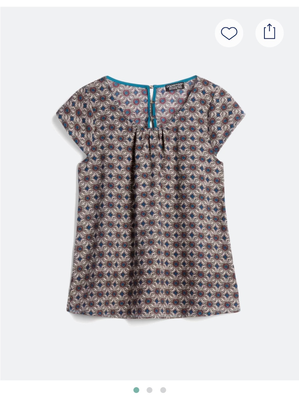 Papermoon Solis Scoop Neck Blouse
